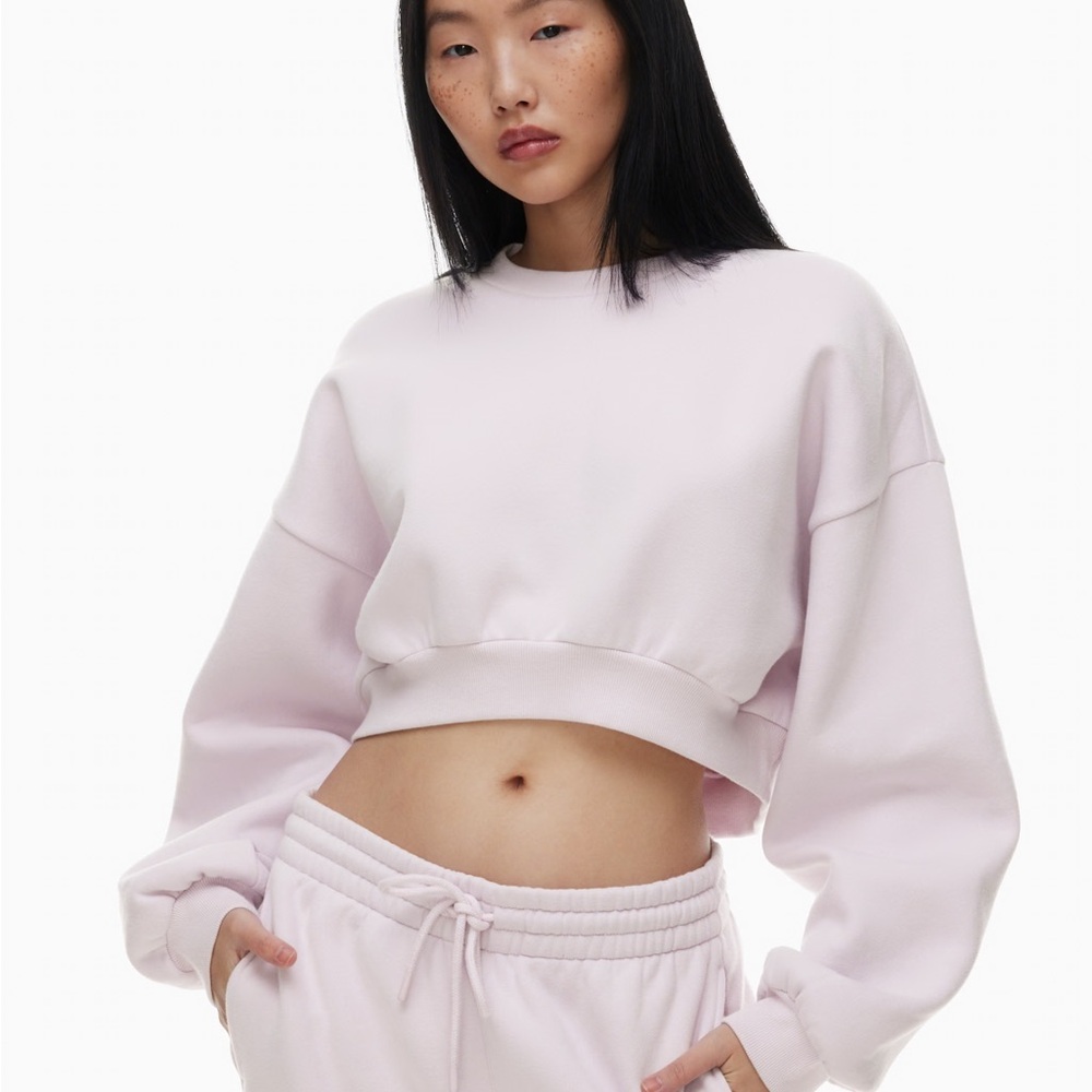 TNA Cozy AF Cropped Crew
